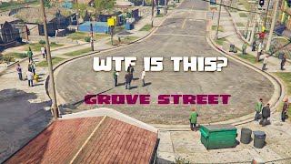 Why GTA 5s Grove Street is different from the one in GTA San Andreas [upl. by Nylidam]