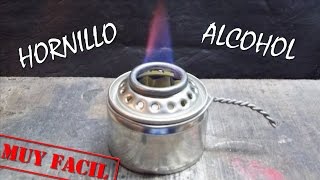 HORNILLO DE ALCOHOL y ALGODÓN CASERO quotmuy Facilquot [upl. by Aleakim]