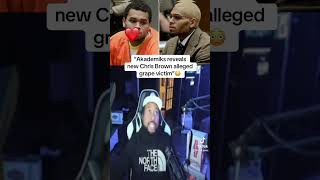 Akademiks reacts to new Chris Brown grape victim allegations chrisbrown rihanna karrueche fyp [upl. by Esinad]