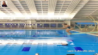 How to do a front flip straight 102 102A on 1 meter  Diving Basics [upl. by Oisor]