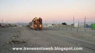 TRENES EN LA WEB  CHILE  FCAB ENTRANDO A CALAMA [upl. by Oruam403]