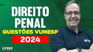 Questões de Direito Penal para a Vunesp 2024 [upl. by Llevad985]