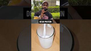 gym coach nitesh soni deshi protein recipedeshi protein niteshsoniprotein celebrityrecipe [upl. by Aridni]