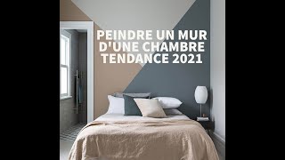 Peindre un mur dune chambre quelle couleur de peinture et quels modèles tendance 2022 [upl. by Ancier]