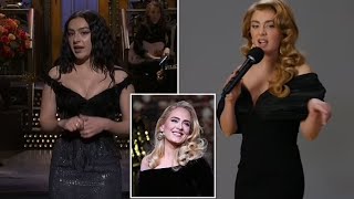 Charli XCX Nails Adele Impersonation on SNL [upl. by Assili]