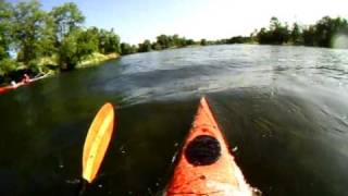 Sea Kayak River Surfing in a Avocet [upl. by O'Connor]