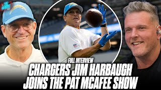 Jim Harbaugh Praises Justin Herbert amp Chargers Toughness After Week 10 Win  Pat McAfee Show [upl. by Teddy760]