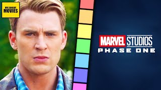 Ranking Every MCU Phase One Movie amp TV Show  A Tier List [upl. by Araz]