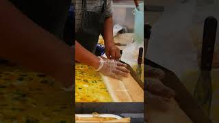 How Roti John is Made 🍳 Huge Egg Layering Technique amp Bread Galore 🥖 streetfood omelettesandwich [upl. by Silverman248]