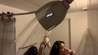 Hair Dryer amp Shower Sounds for Sleep  White Noise Relaxation  Napping in the Bathroom Ambience [upl. by Wrench146]