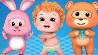 Clap Your Hands  3D Animation English Nursery rhyme for children with Lyrics 2023 [upl. by Aneres]