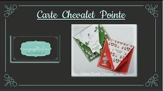 Carte chevalet pointe StampinUp [upl. by Ganny]