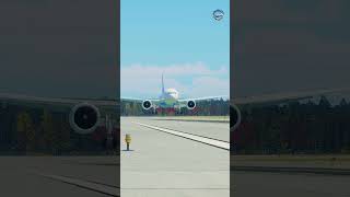 Stunning Touchdown in Düsseldorf  flightfactor777  xplane12 [upl. by Dominick]