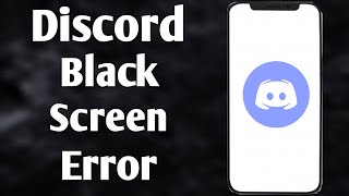 How To Fix Discord Black Screen Problem  Discord black screen [upl. by Aric]