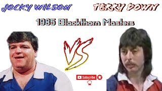 Jocky Wilson Vs Terry Down  1985 Blackthorn Masters [upl. by Gonzalo]