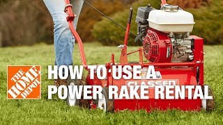 How to Use a Classen Power Rake Rental [upl. by Eenaej]