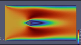 2D Flow over prism  OpenFOAM tutorial simpleFOAM  Steady State  Laminar  ANSYS Meshing [upl. by Morganstein888]