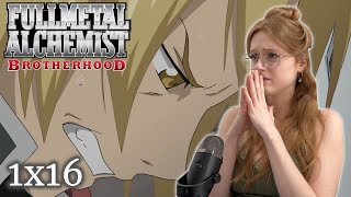 Fullmetal Alchemist Brotherhood Episode 16 quotFootsteps of a ComradeinArmsquot  ReactionReview [upl. by Annaigroeg]