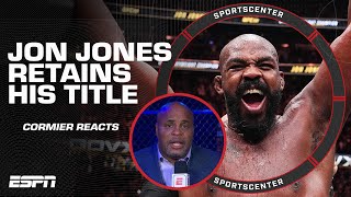 Daniel Cormier reacts to Jon Jones’ win vs Stipe Miocic at UFC 309  SportsCenter [upl. by Elletse419]