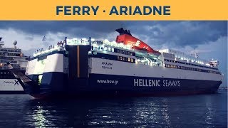 Arrival of ferry ARIADNE in Piraeus Hellenic Seaways [upl. by Linzer]