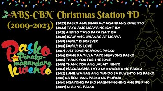 ABSCBN Christmas Station ID Compilation 20092023  HD [upl. by Biernat]