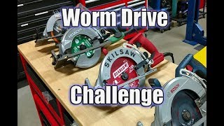 Hitachi C7WDM vs Skilsaw vs Bosch vs Ridgid 714quot Worm Drive Challenge [upl. by Yroger]