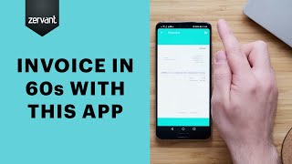 Invoice App  Invoice for free with Zervants mobile app  Get it now on iOS amp Android [upl. by Oinesra]