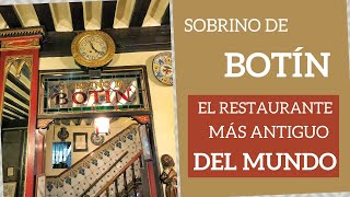 🇪🇸SOBRINO de BOTÍN  El RESTAURANTE MÁS ANTIGUO del MUNDO  Record GUINNESS [upl. by Esoranna222]