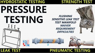 Pressure Testing  Hydrostatic Test  Pneumatic Test  Piping Mantra [upl. by Adiam]