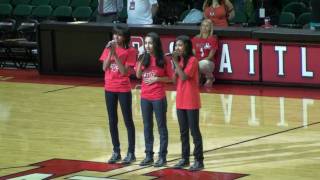 EriAm Sisters  National Anthem  Key Arena [upl. by Al]