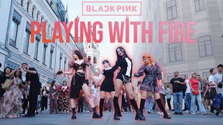 KPOP IN PUBLIC  ONE TAKE BLACKPINK 블랙핑크  불장난 PLAYING WITH FIRE  Dance cover by QUARTZ [upl. by Alik]