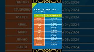 Calendário PISPASEP 2024 [upl. by Ecnerewal]