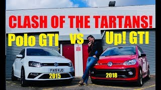 UP GTI vs POLO GTI  WHICH IS THE BEST £12K POCKET ROCKET [upl. by Ainotahs750]