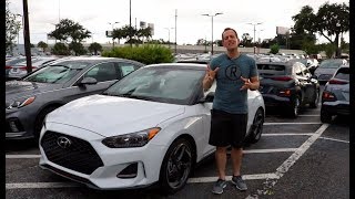 Is the 2019 Hyundai Veloster Turbo a performance PRETENDER  Raitis Rides [upl. by Liamsi]