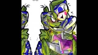 Ballora×Springtrap edit✨💞Art not mineRequested [upl. by Okoyik]