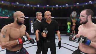 Robbie Lawler vs Gunnar Nelson UFC 4 Simulation AI [upl. by Omocaig]