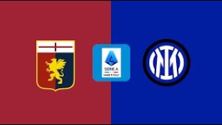 GENOA X INTER DE MILÃO AO VIVO SERIE A 2425 CAMPEONATO ITALIANO GENOA X INTERNAZIONALE [upl. by Ynitsed]