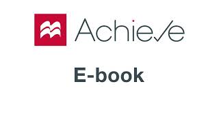 How to use the Achieve eBook [upl. by Sil]