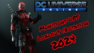 Dcuo Munitions Dps Loadout Rotation [upl. by Noemis436]