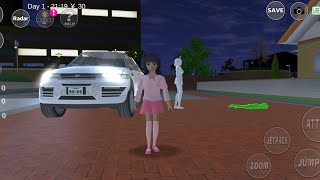 Mio Takut Ada Hantu Patung Putih Sakura School Simulator [upl. by Shepley]