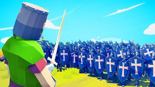 1 KNIGHT vs 10000 PEASANTS Totally Accurate Battle Simulator [upl. by Ecirtram]