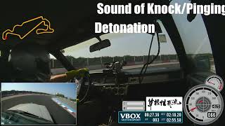 Sound of knock pinging detonation at track cause one of fuel pump go bad [upl. by Orgalim]