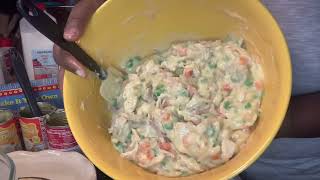 Easy homemade chicken pot pie Meal idea 26 [upl. by Naruq]