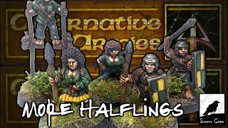 Halflings From Alternative Armies  For My Oathmark Army [upl. by Aihsemat]