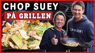 Chop Suey På Grillen av en Äkta Kines  Pappa Poon [upl. by Venable852]