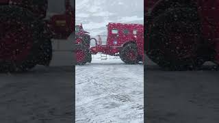 The largest vehicle in antarctica on a snowy day [upl. by Norwood]