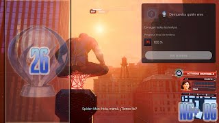 Marvels SpiderMan Miles Morales  Camino del platino 26 COMPLETADO [upl. by Adnohr989]