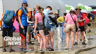 South Korea presses on with World Scout Jamboree as heat forces many to leave early [upl. by Incrocci]