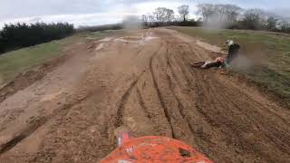 This week we battled the weather and rode at the oldest Uk motocross track Weedon MX 4 [upl. by Getter]