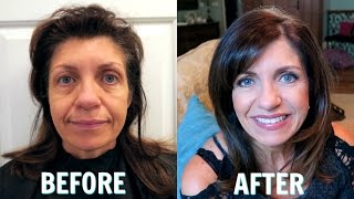 GIVING MY MOM A MAKEOVER BEFORE AND AFTER [upl. by Halian]